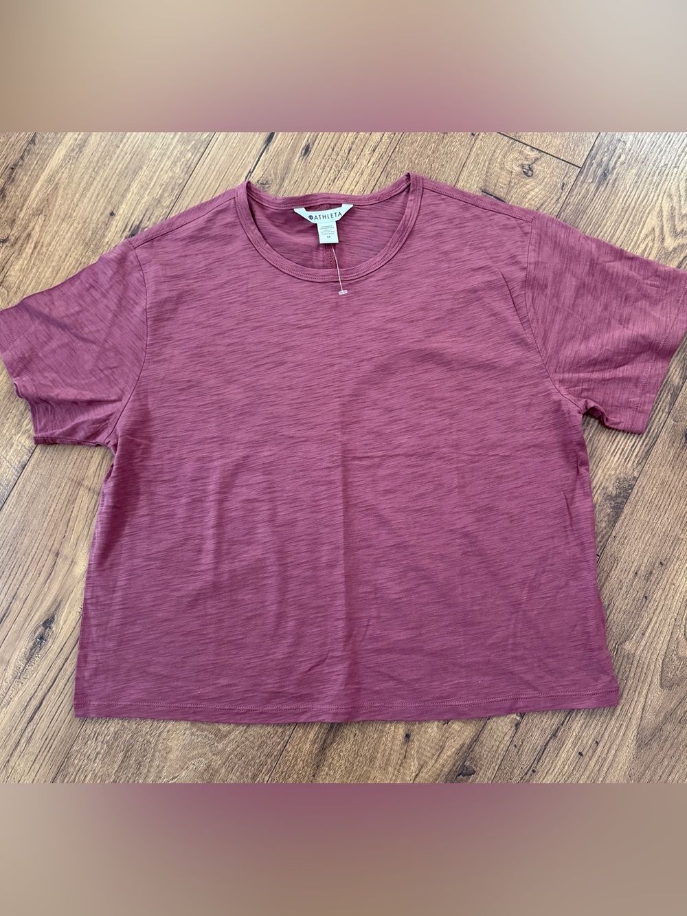 Athleta Women's Dusty Rose Short Sleeve Crew Tee - Picture 2 of 2